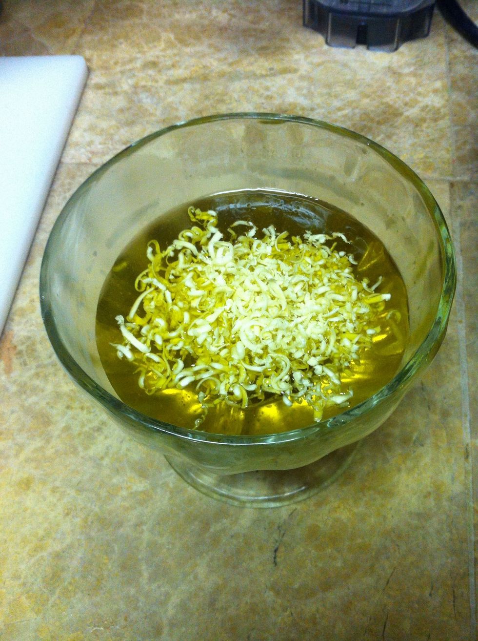 Add the beeswax.