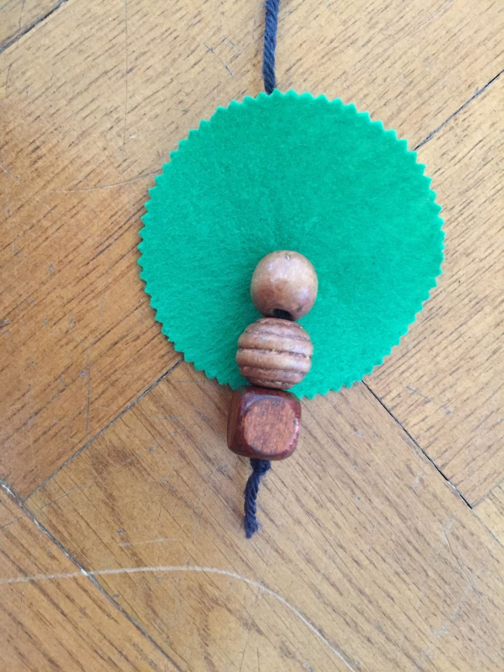 Add the biggest circle on the pencil dot