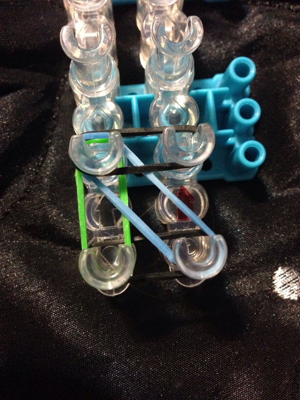 Add the black one over top