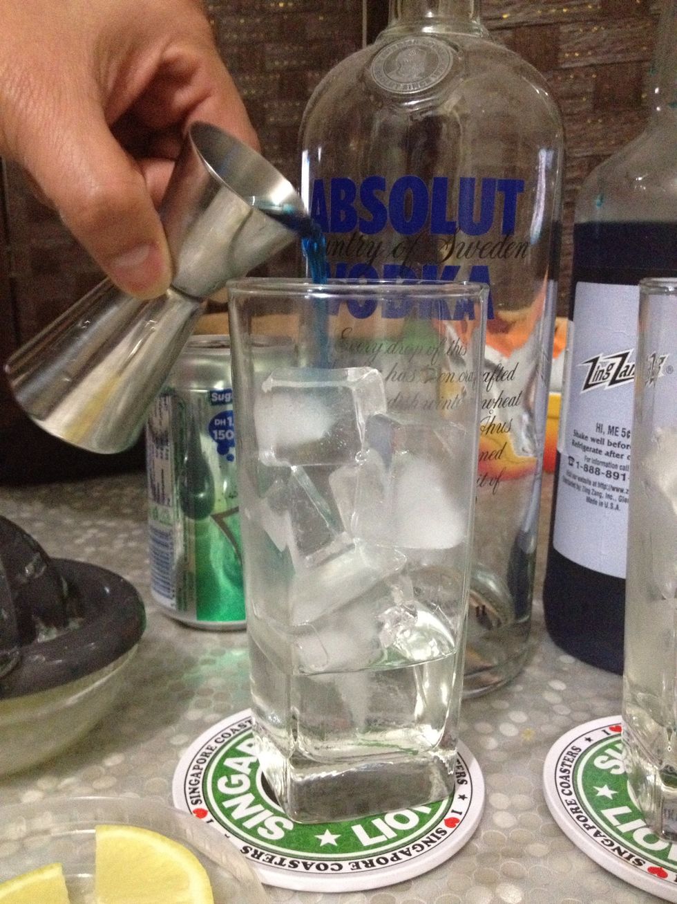 add the blue cura\u00e7ao.