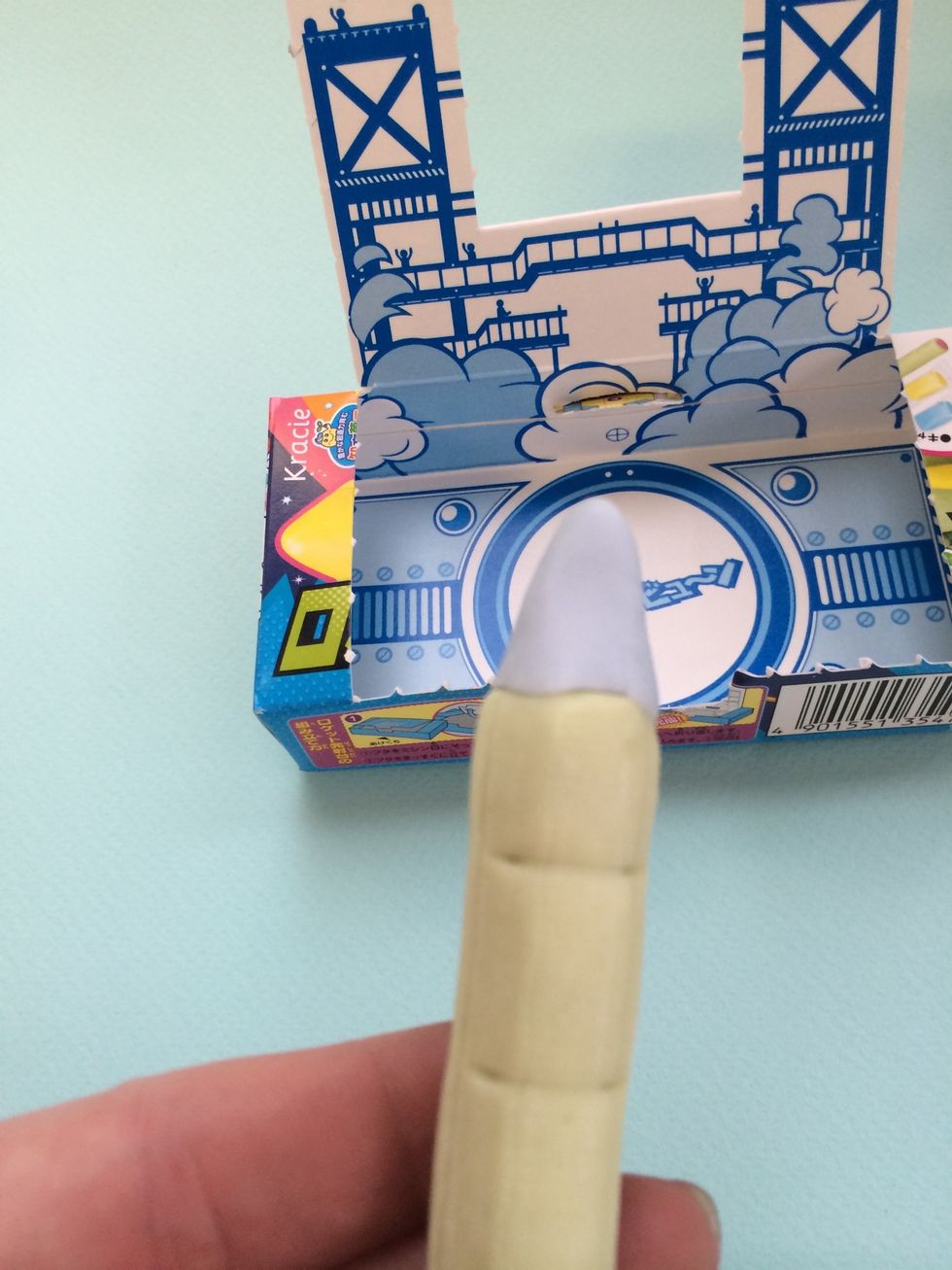 Add the blue rocket top to the Rocket fuselage/base