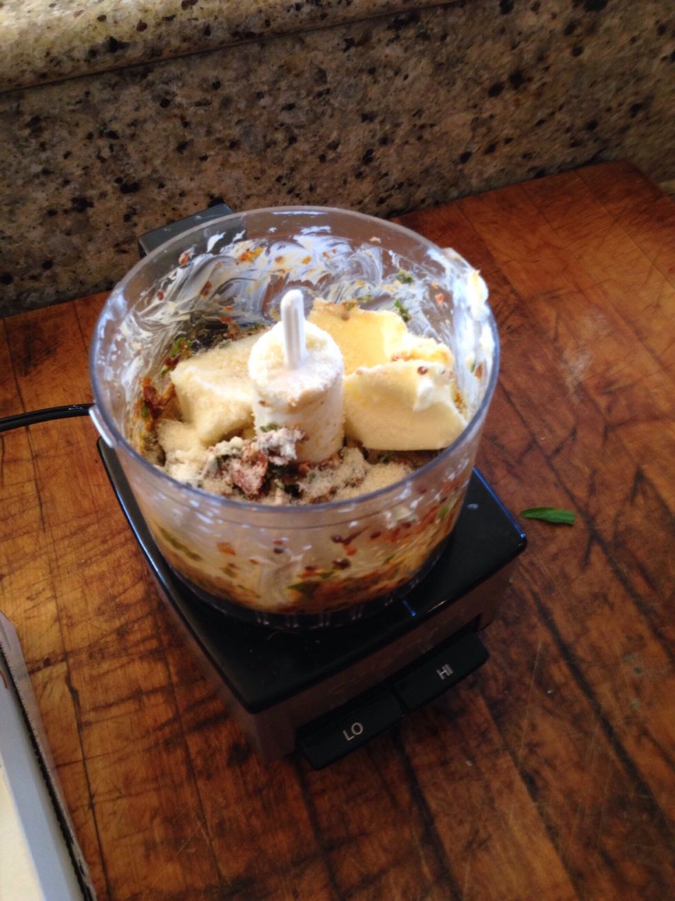 Add the butter and parmesan cheese