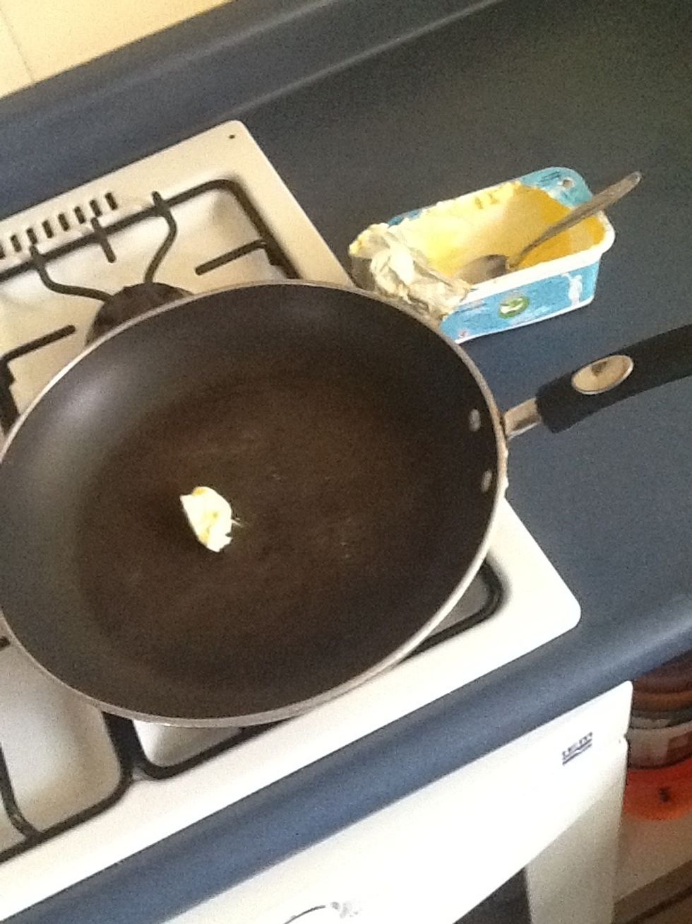 Add the butter in a big Pan