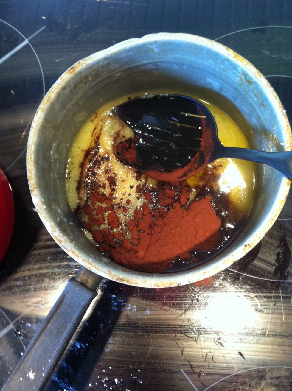 Add the cacao