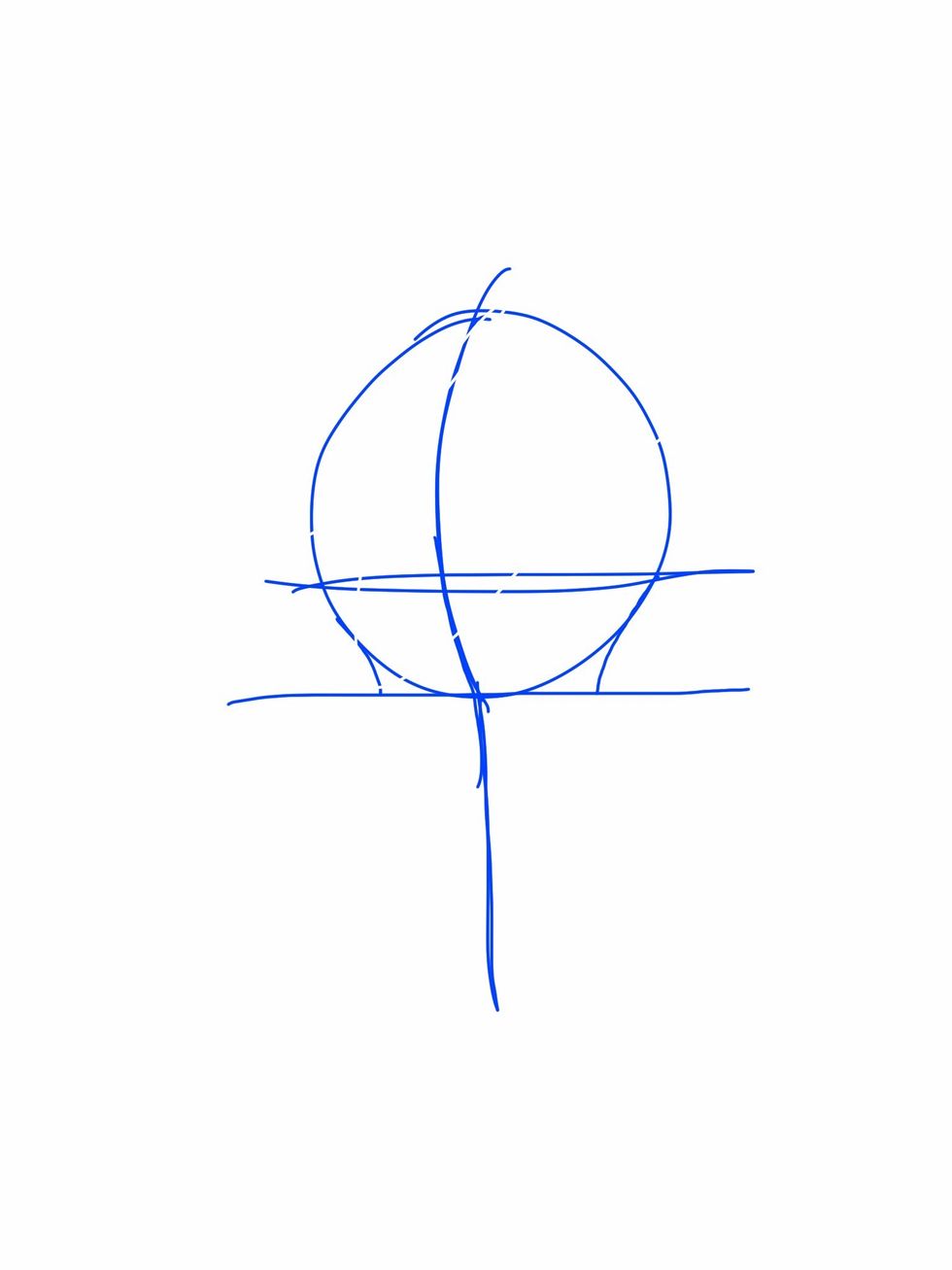 Add the cheeks, but make sure there not too sharp