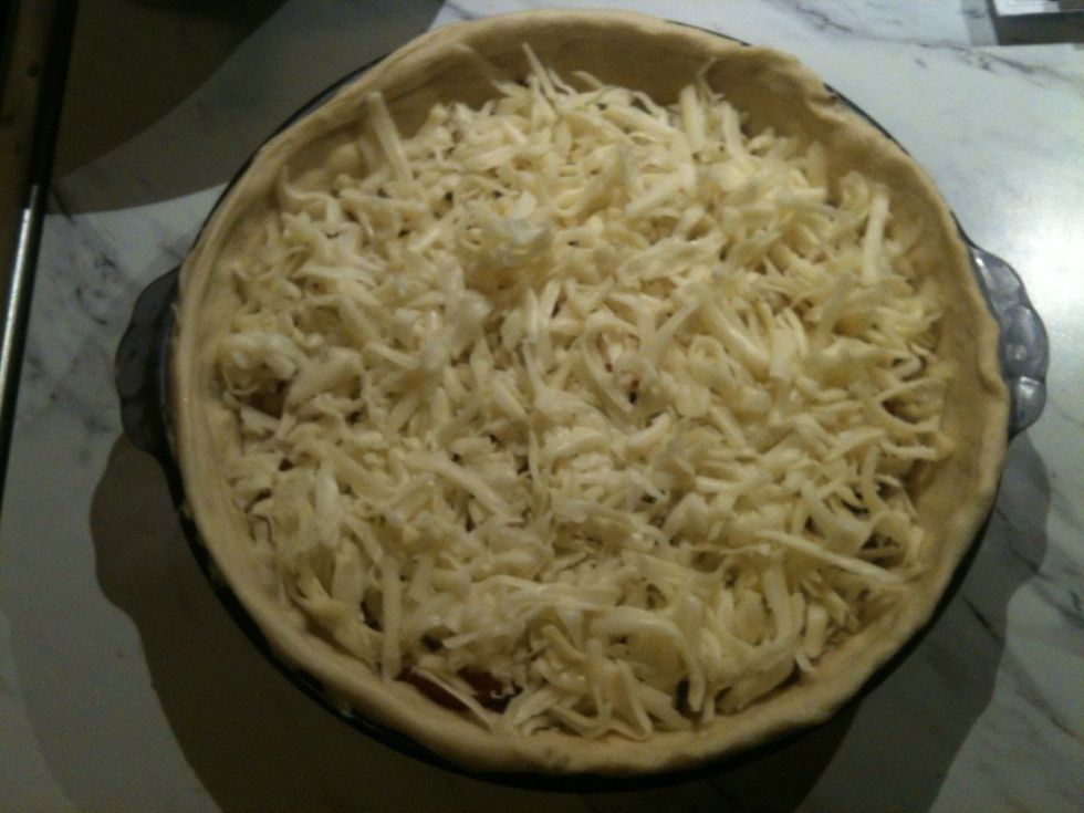 Add the cheese next.