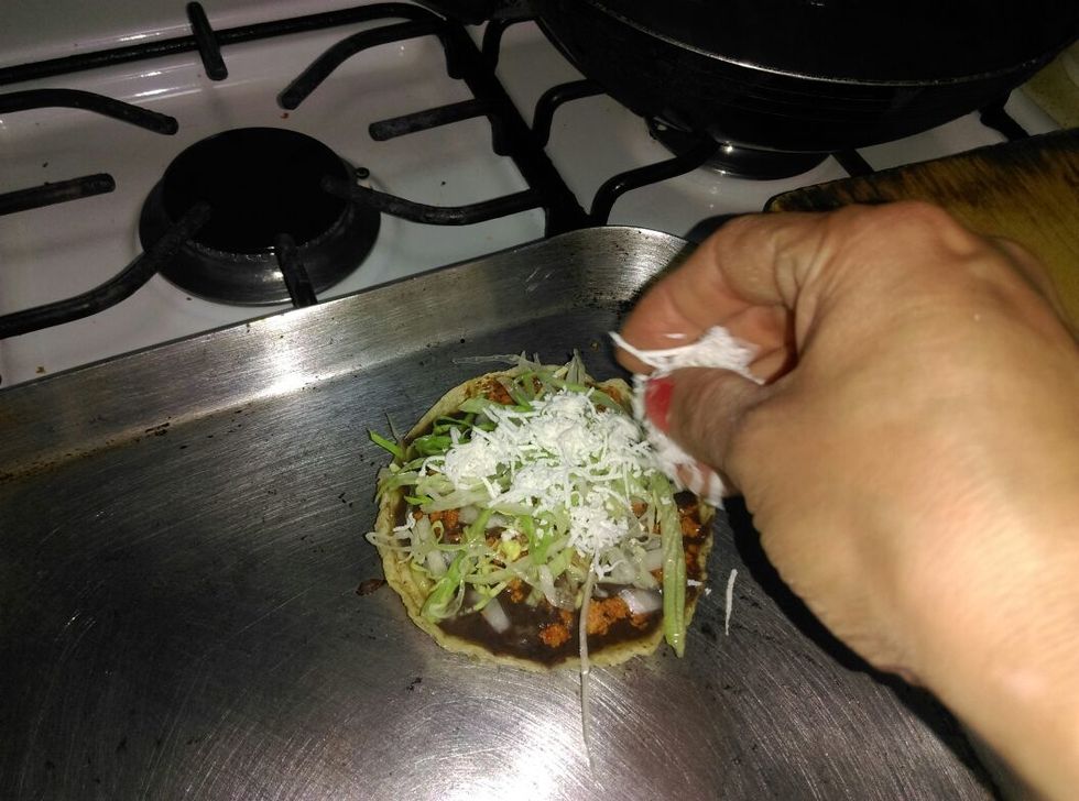 Add the cheese