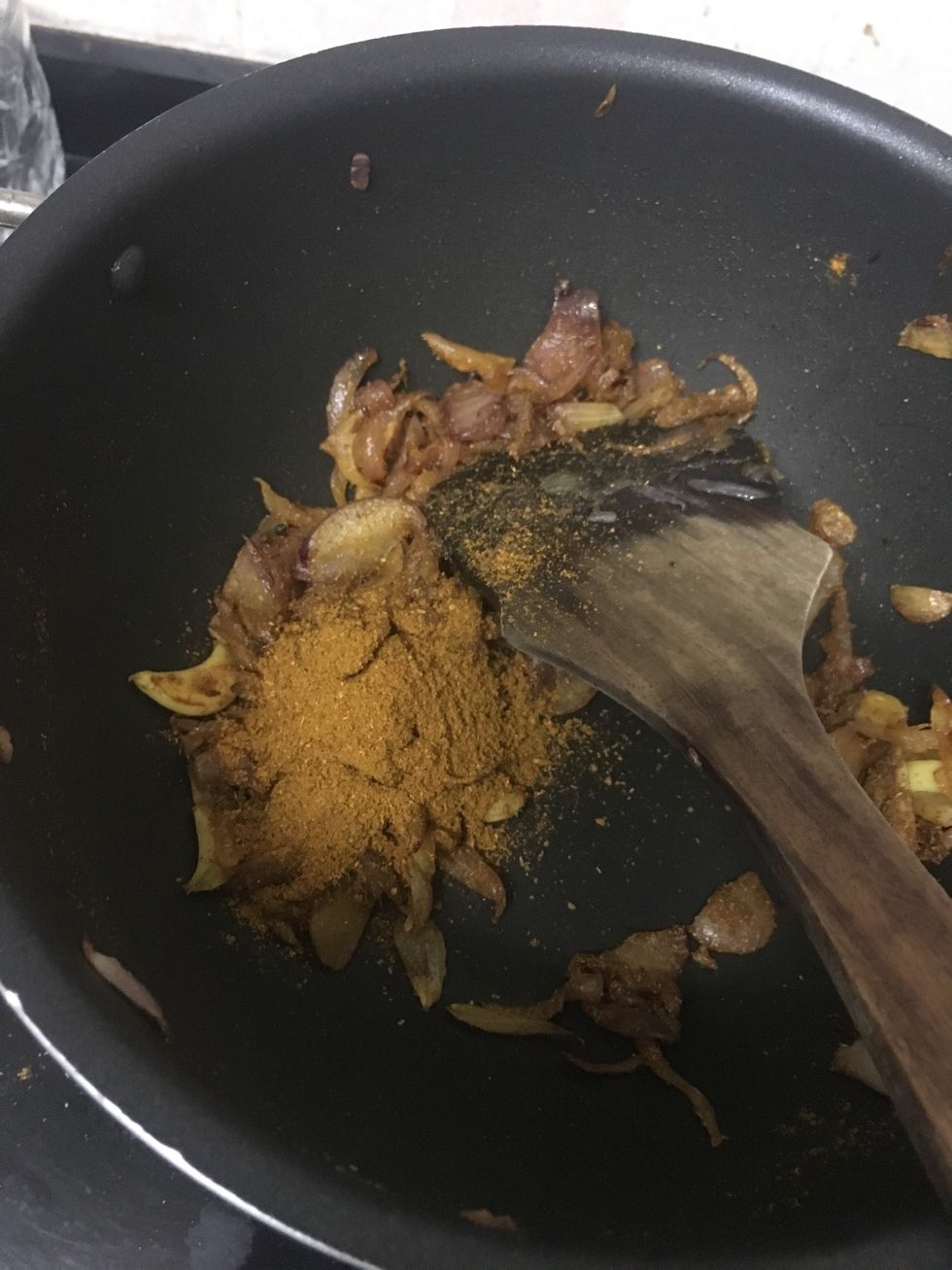 Add the chicken masala