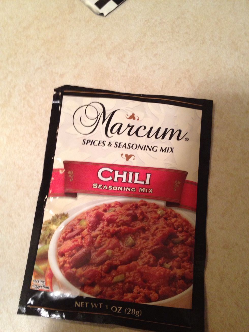 add the chili powder and mix well