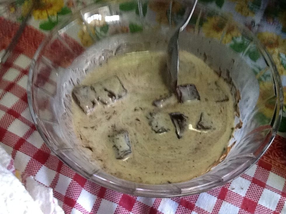 Add the chocolate and stir until the chocolate is melted and combined