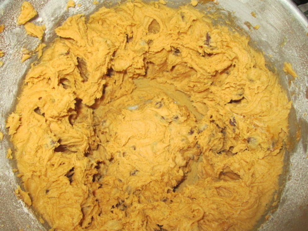 Add the chocolate chips.