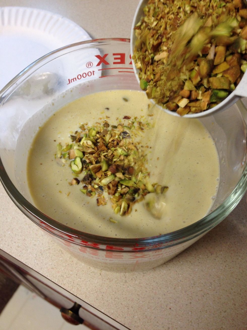 Add the chopped nuts