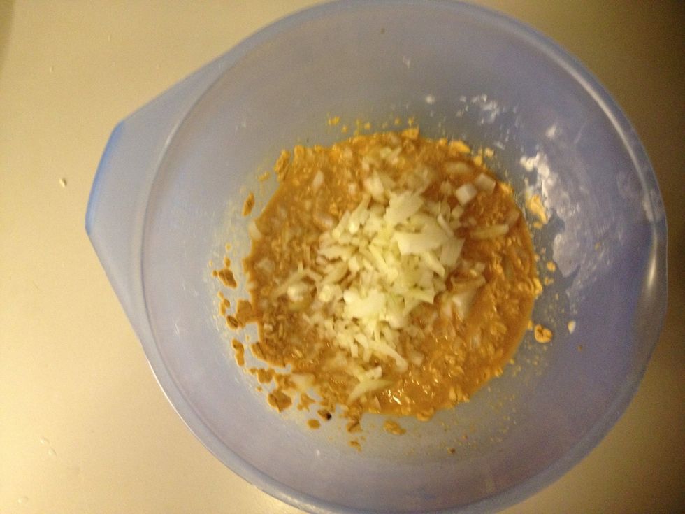 Add the chopped onion