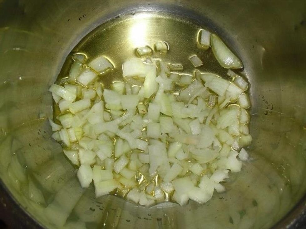 Add the chopped onion