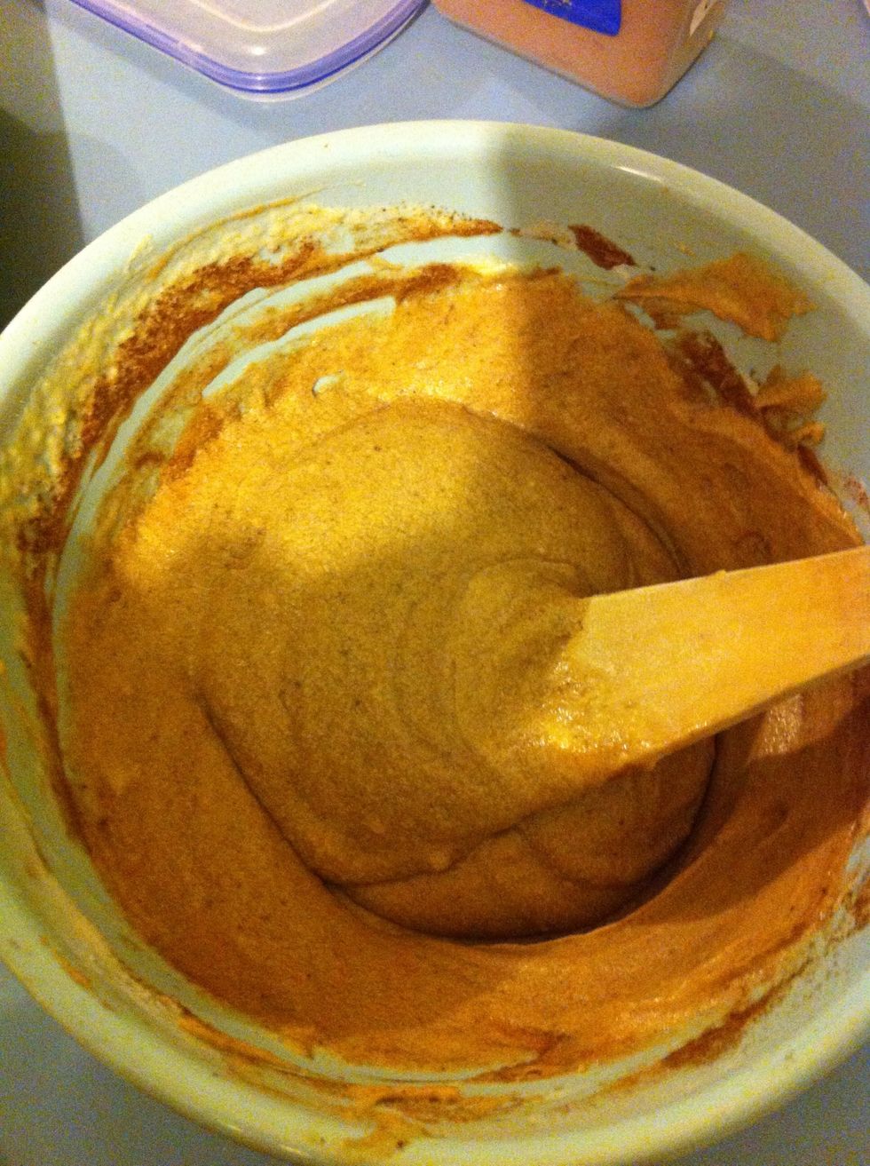 Add the cocoa powder and mix well