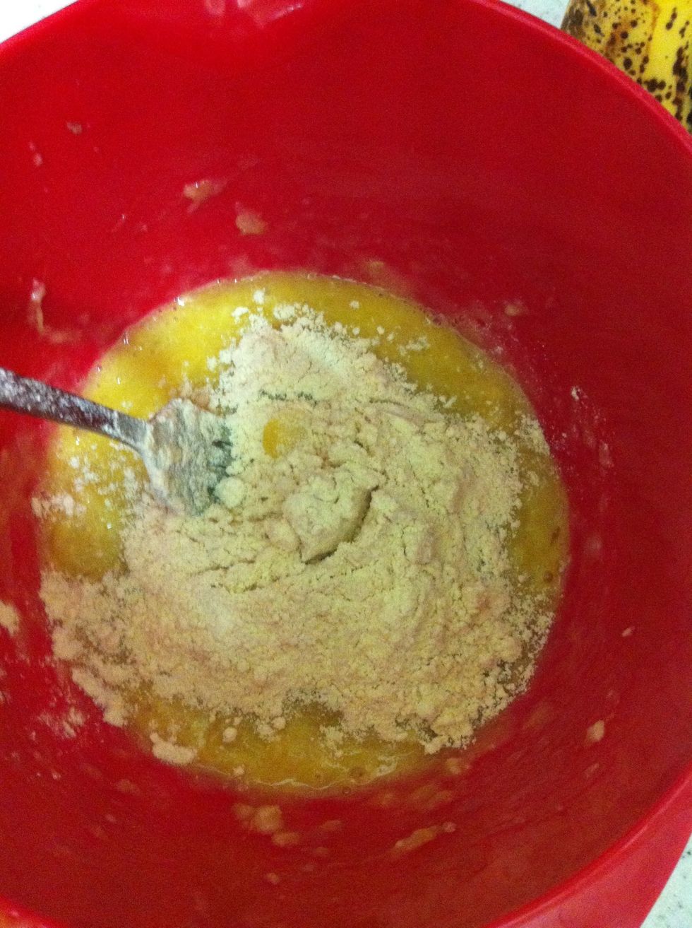 Add the coconut flour