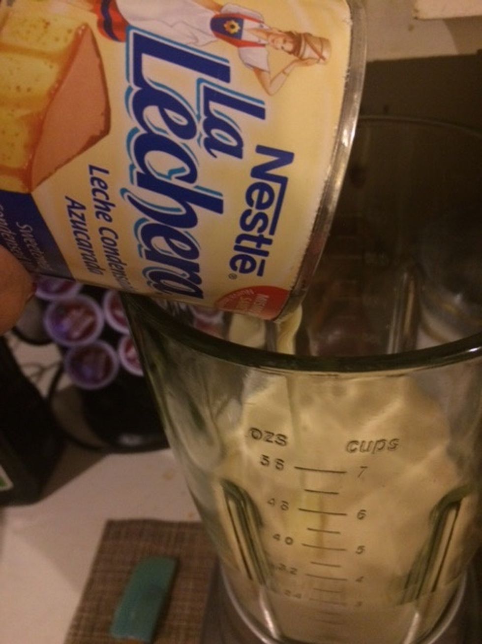 Add the condensed milk