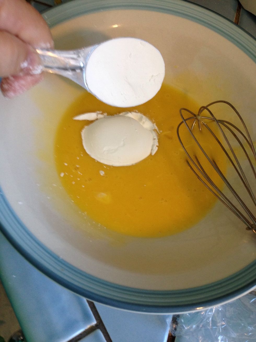 Add the corn starch.