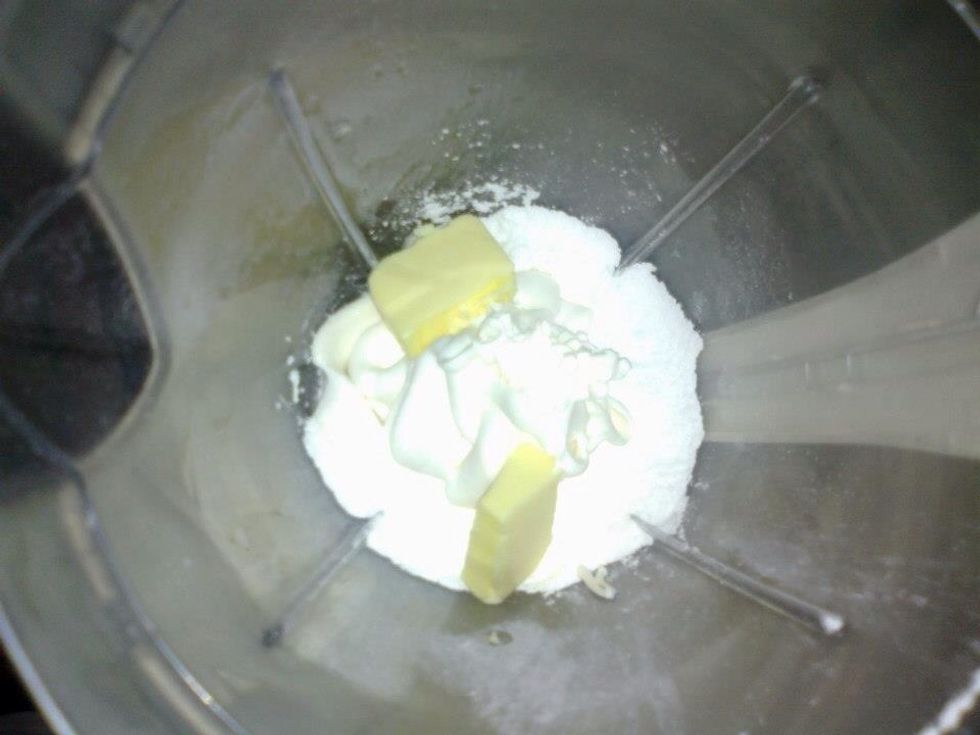 Add the cream and butter