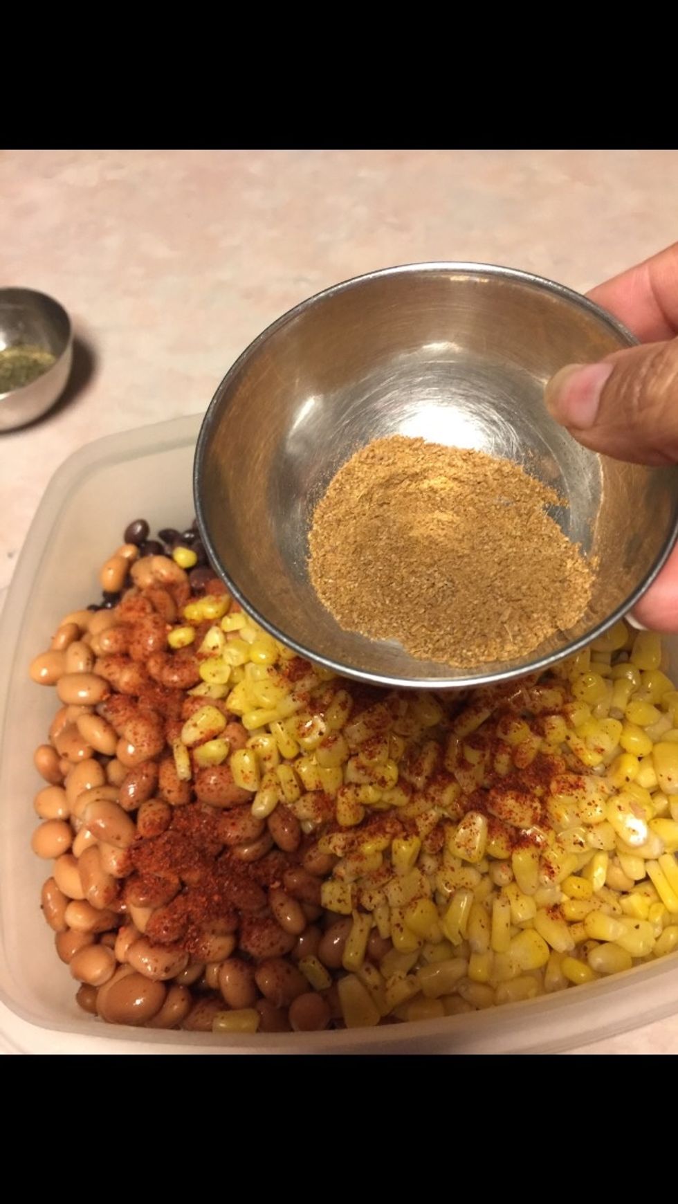 Add the cumin powder