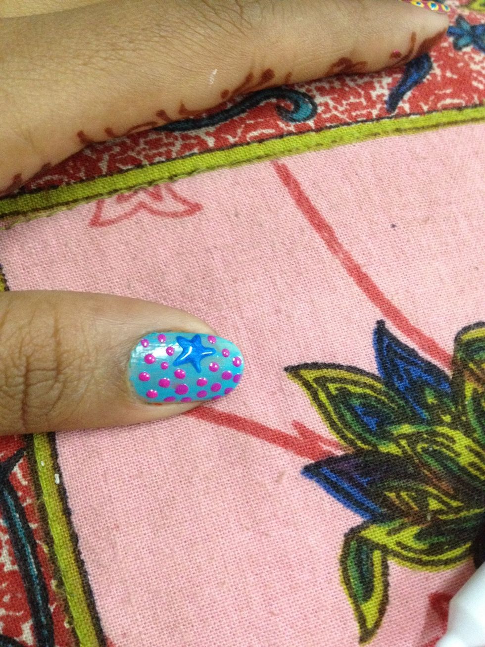 Add the dots all around and done!!