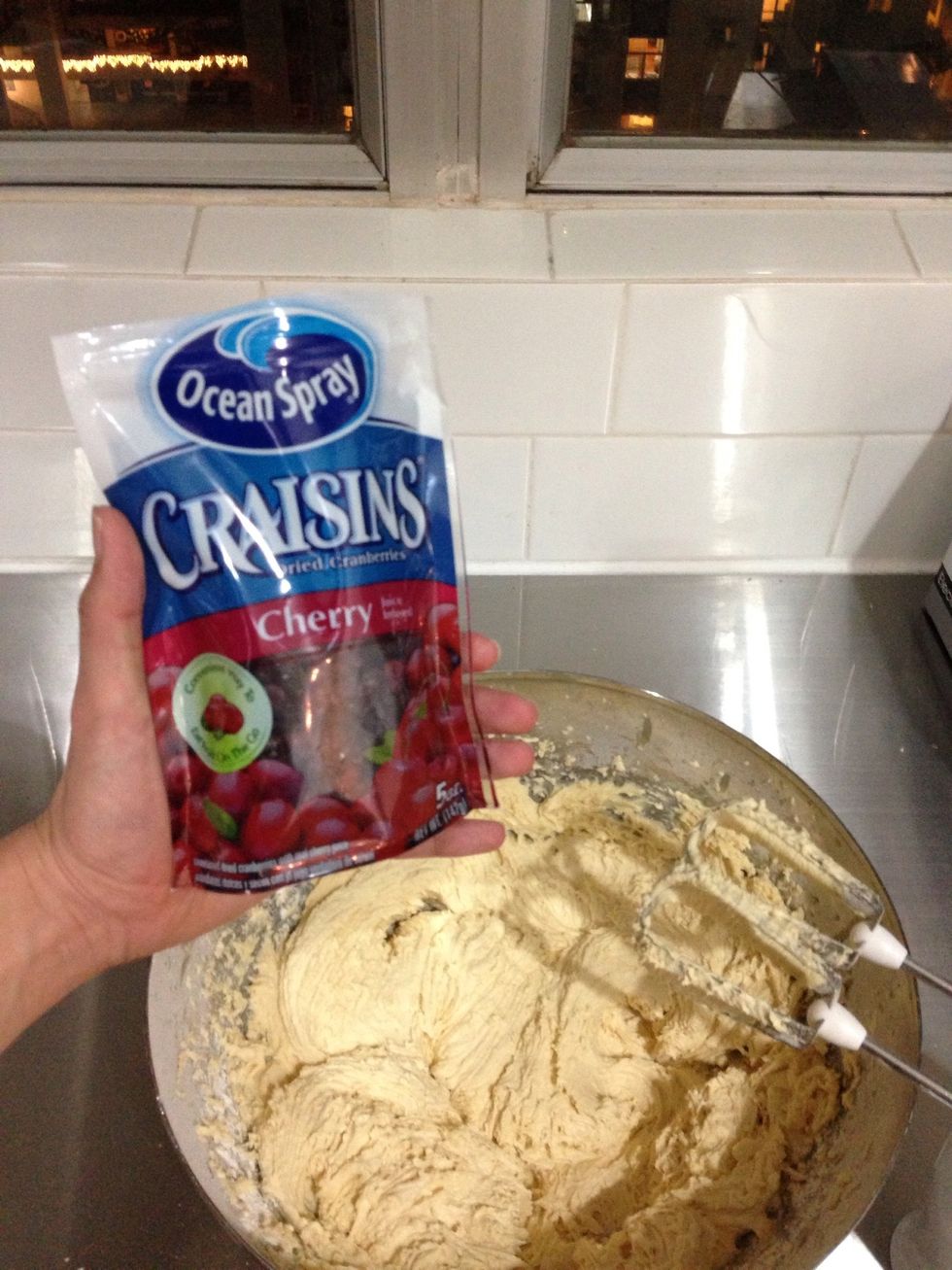 Add the dried fruits and chocolate chips and stir to combine then cover with a plastic wrap and refrigerate for an hour