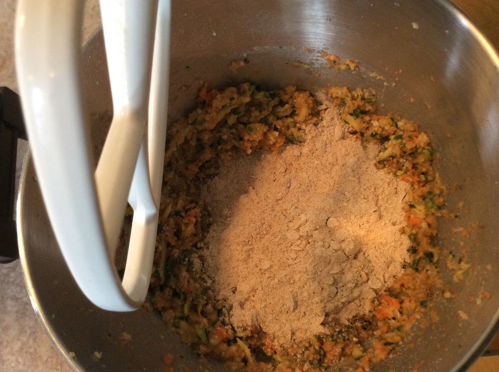 Add the dry ingredient mix.