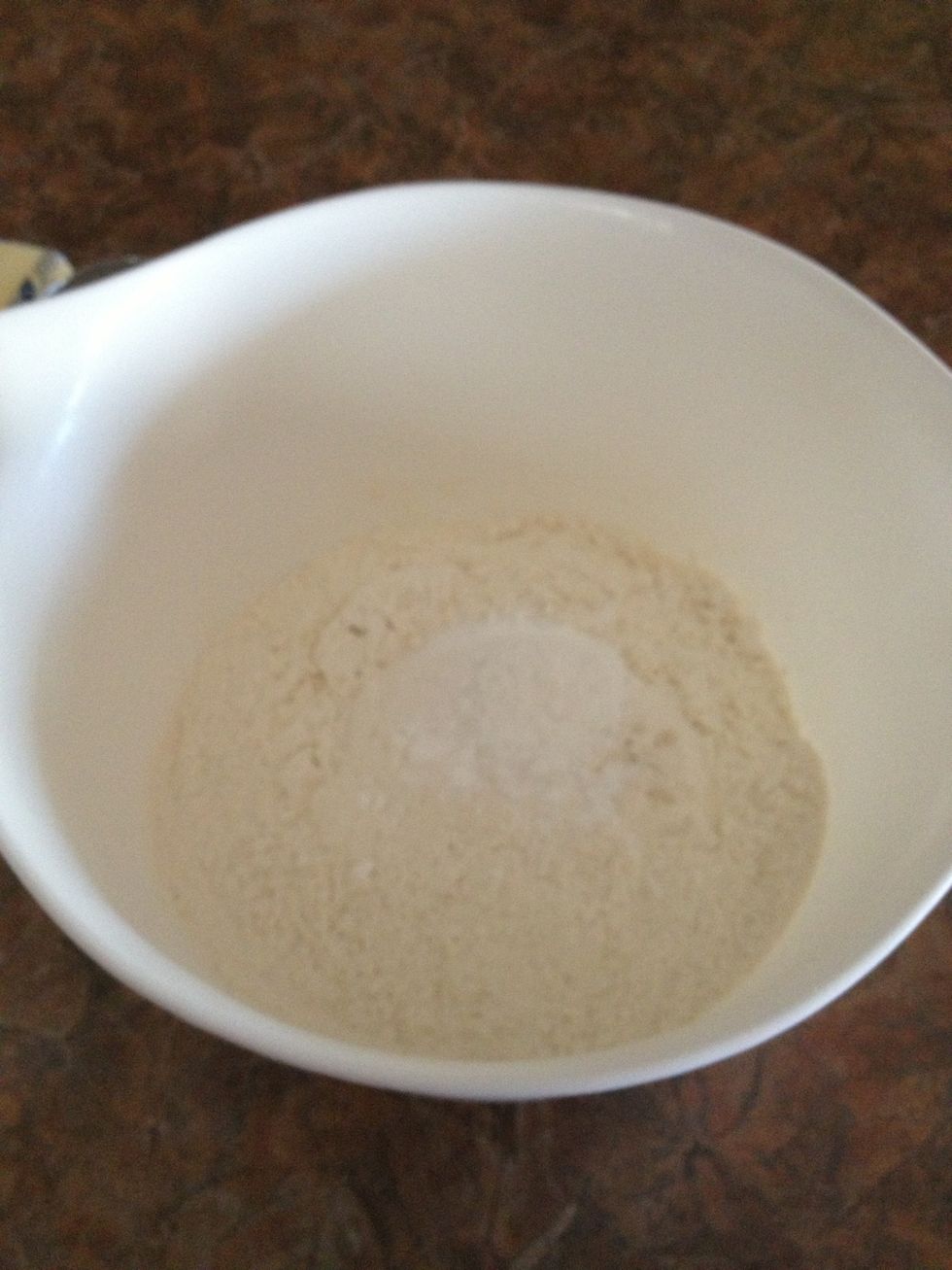 Add the dry ingredients in a separate bowl.