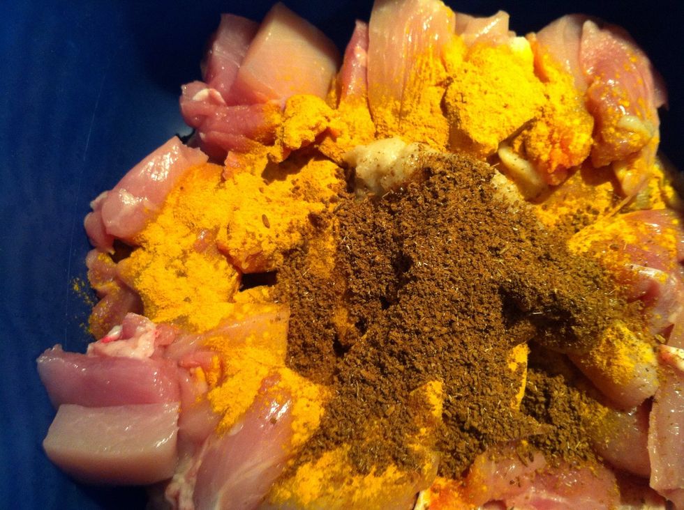 Add the dry roasted spices