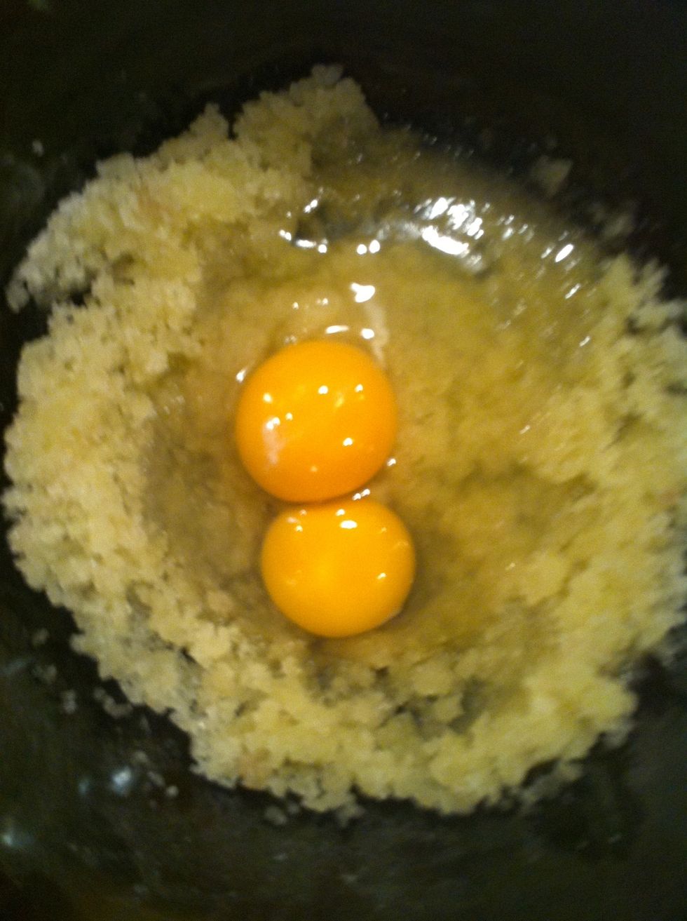 Add the eggs