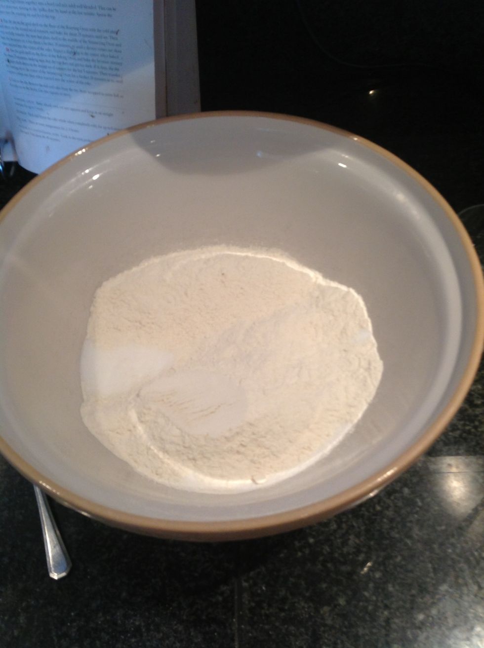 ... Add the flour ...