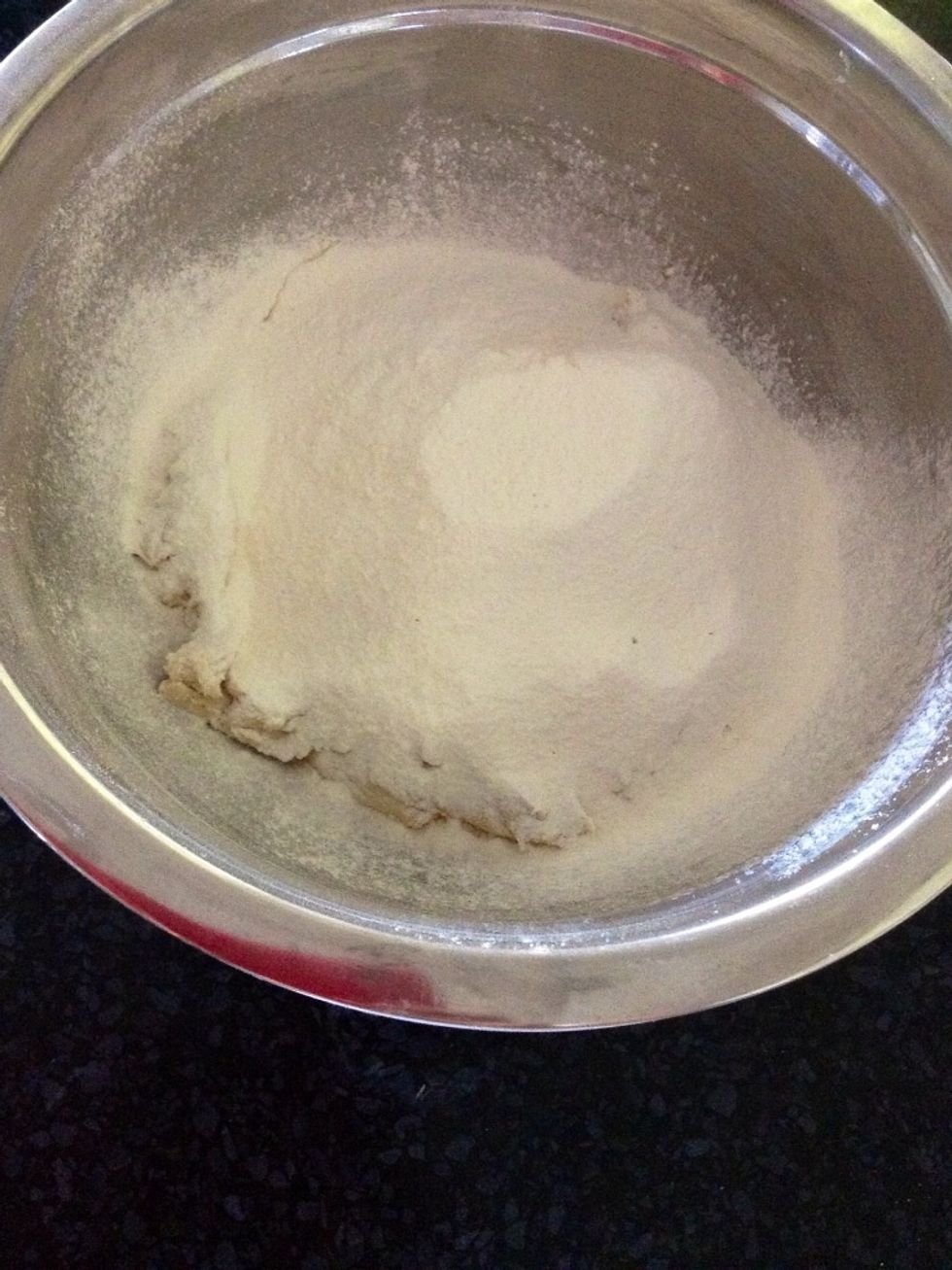 Add the flour