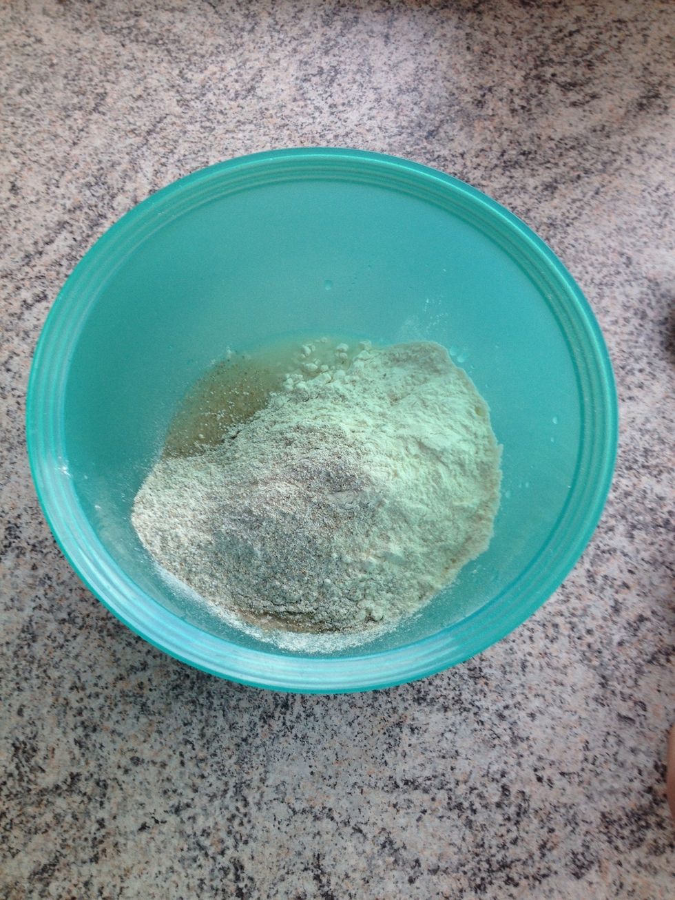 Add the flour
