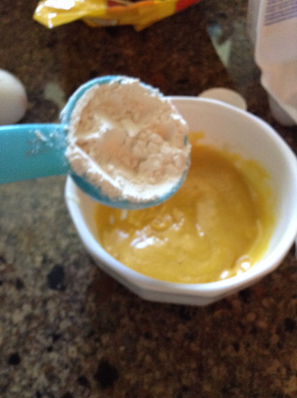 add the flour