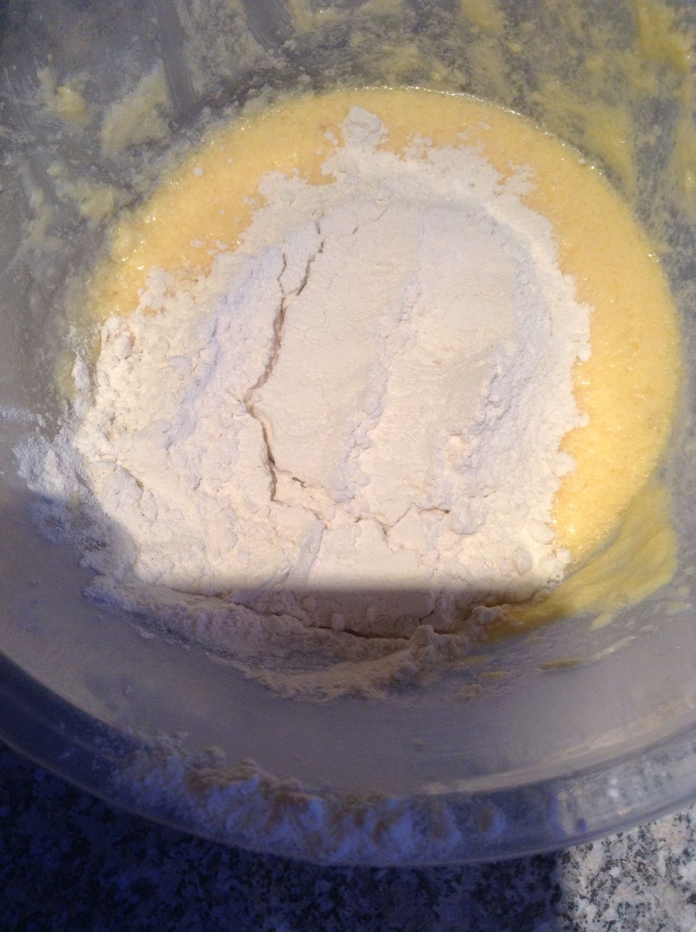 Add the flour