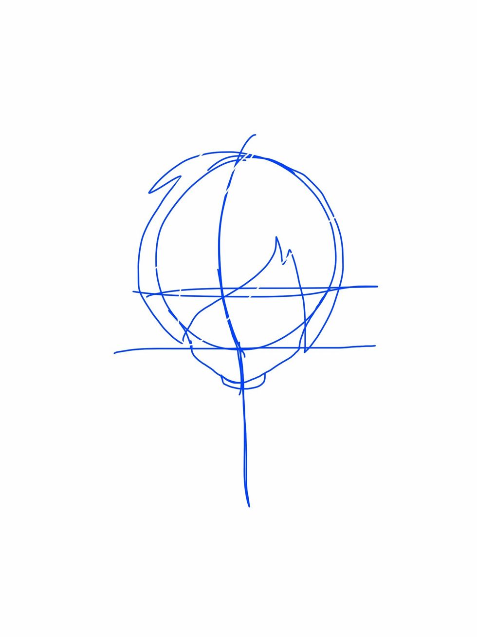 Add the front part of the hair