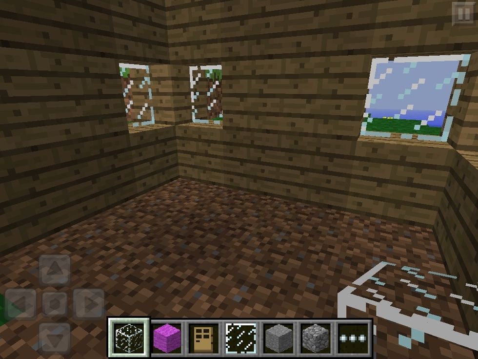 Add the glass panels