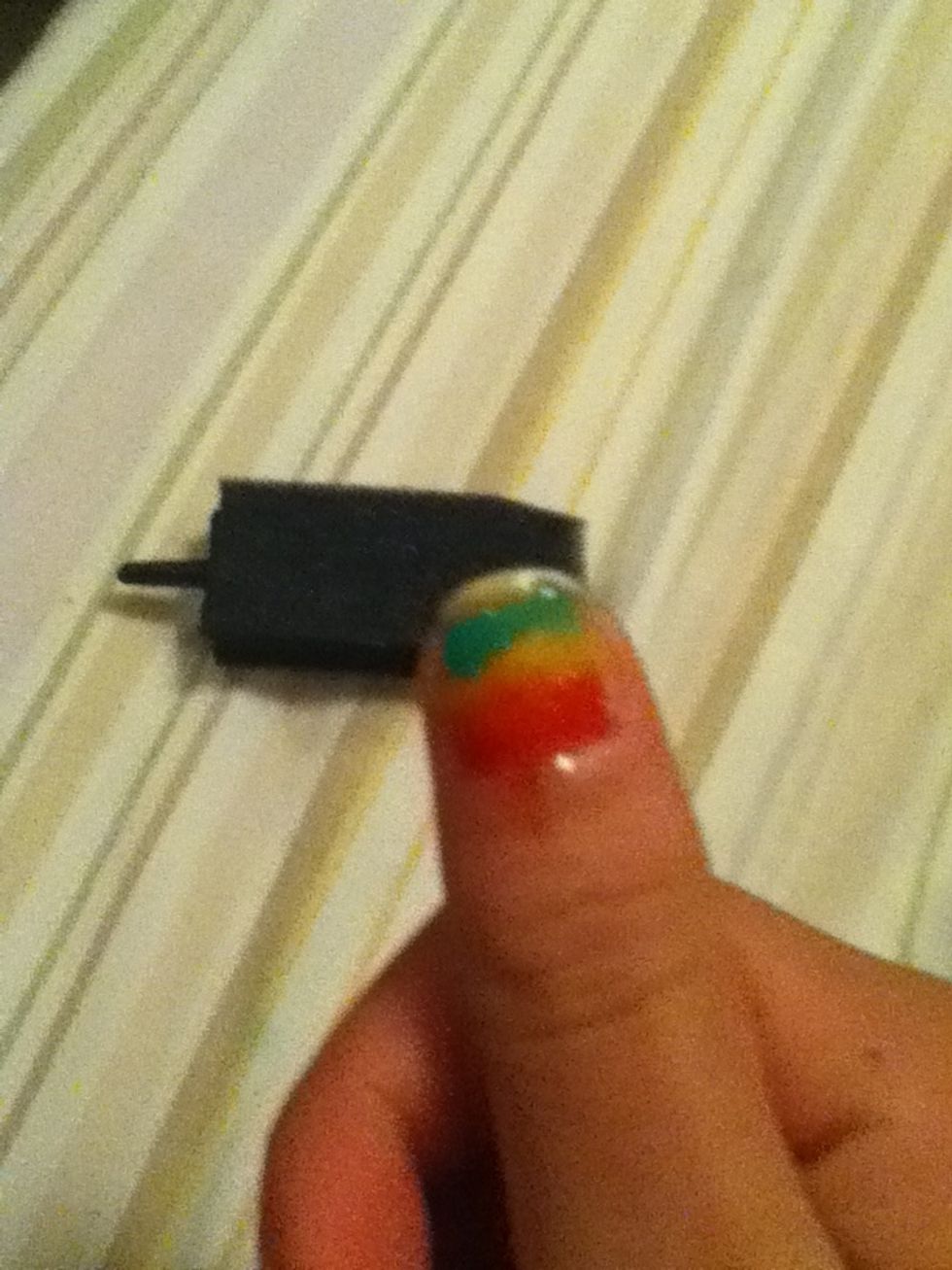 Add the green above the yellow!