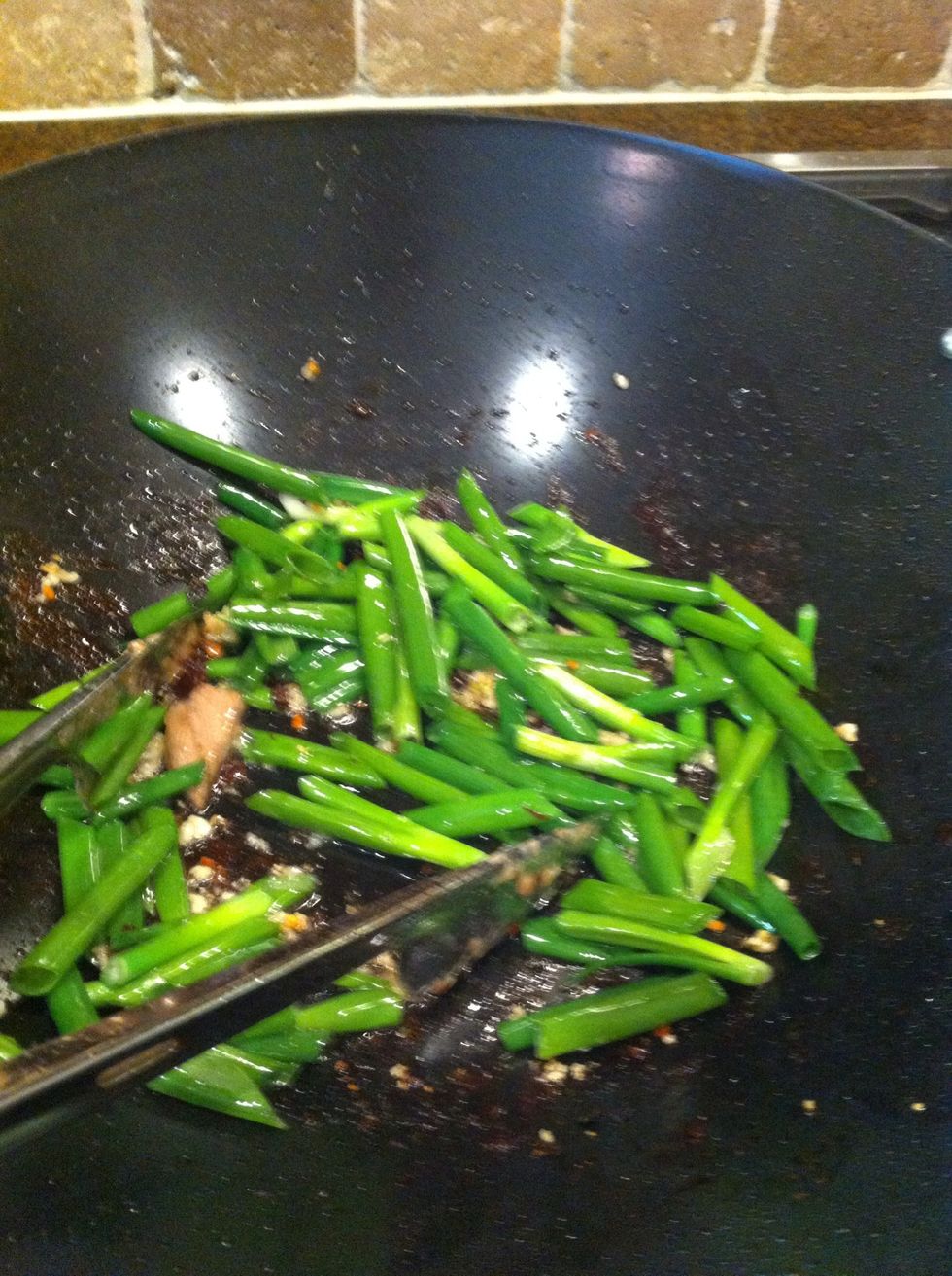 Add the green onions; cook for 30 seconds