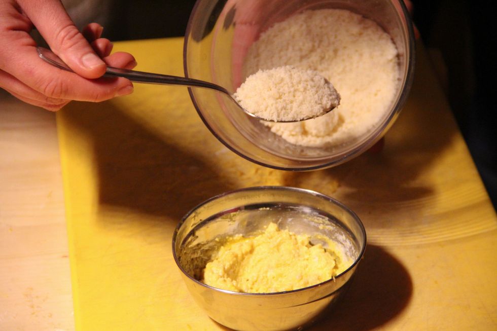add the gtated parmesan
