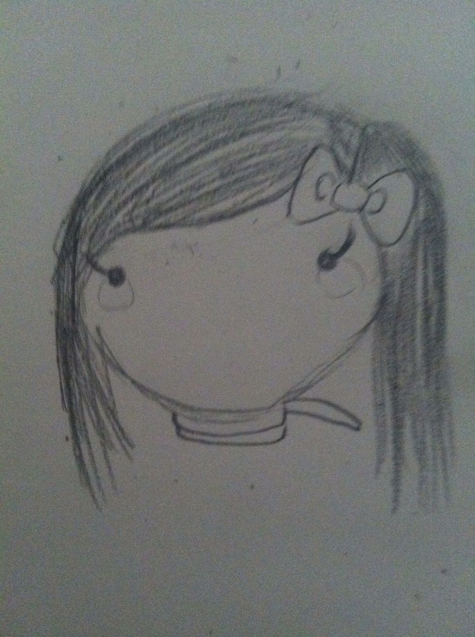 Add the hair and scarf