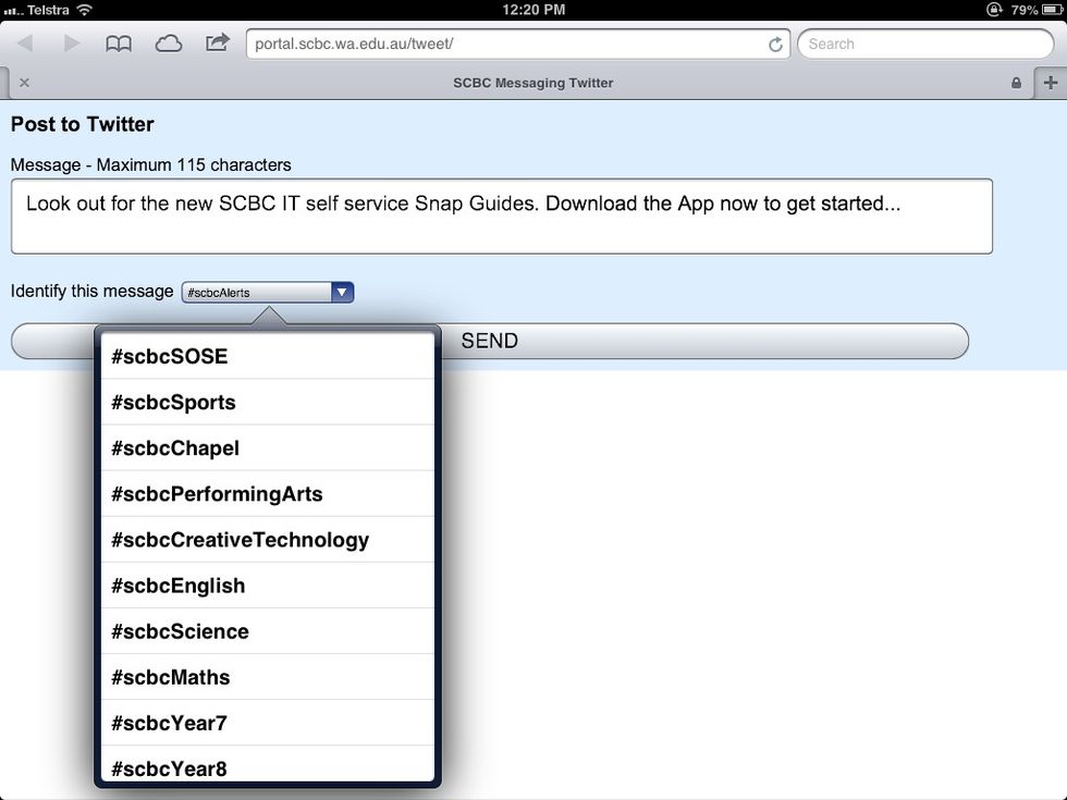 Add the hash-tagged subjects which it involves