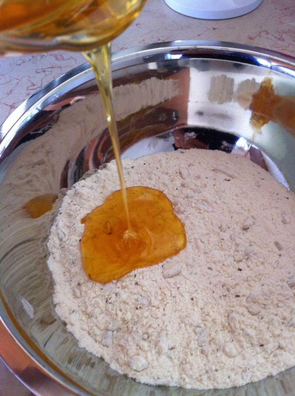 Add the honey