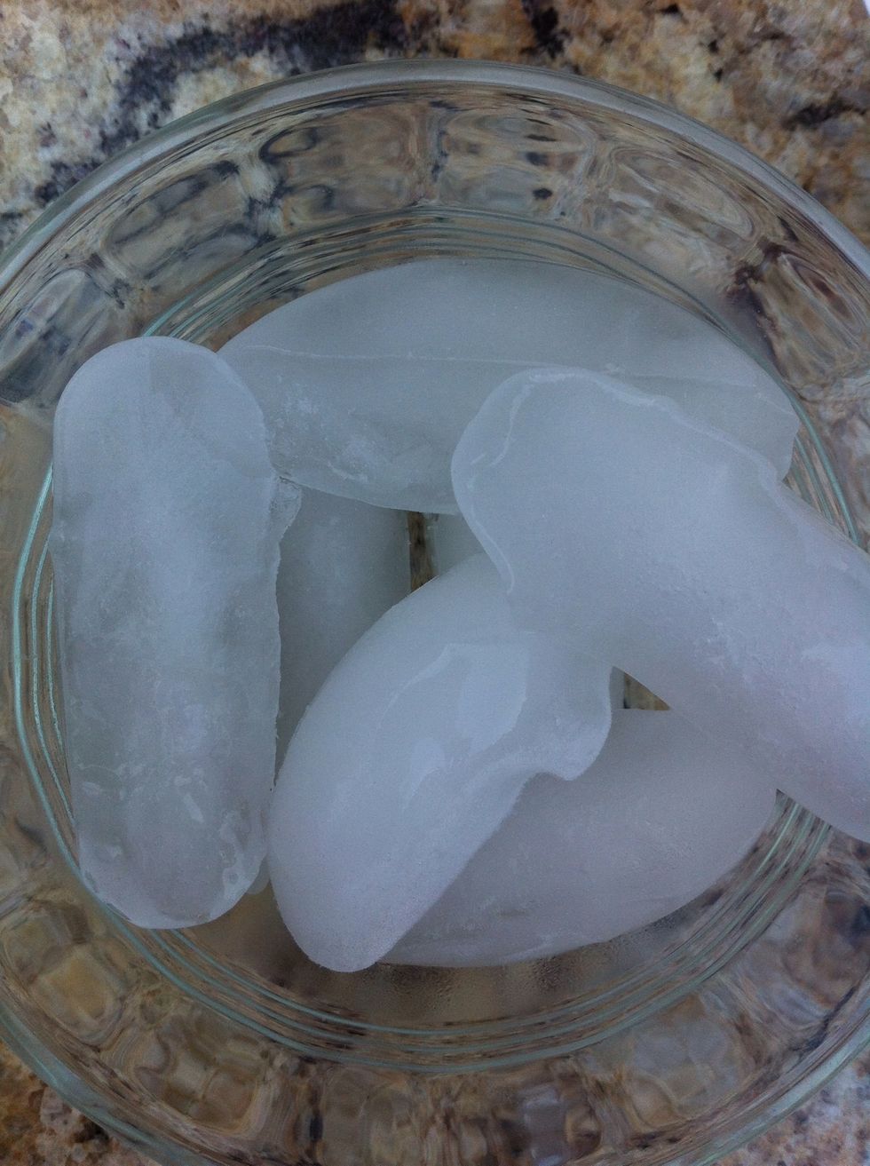 Add the Ice cubes