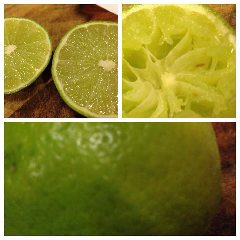 Add the juice from one lime