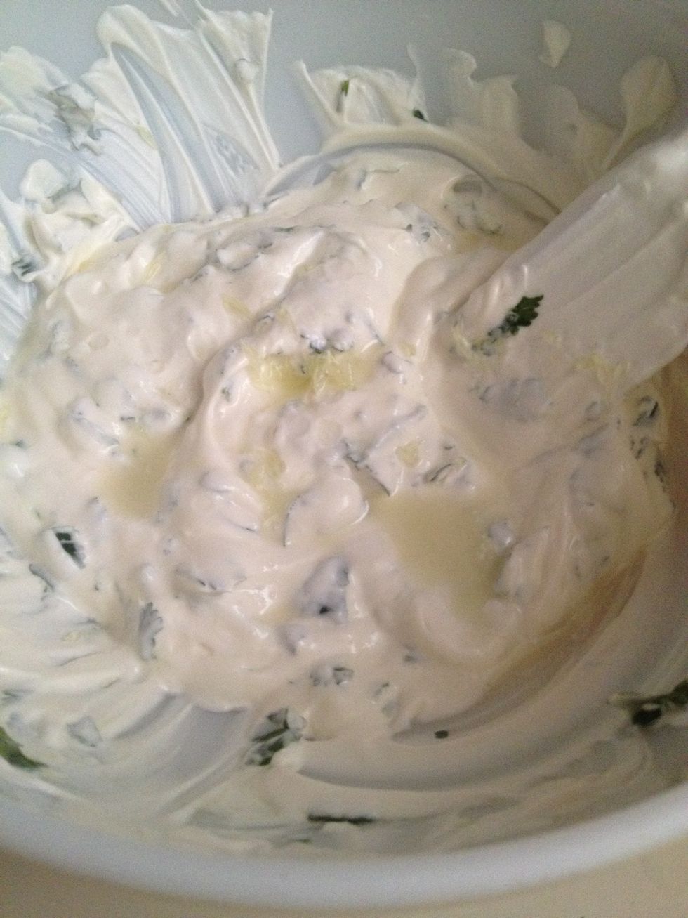 Add the juice of 2 limes.