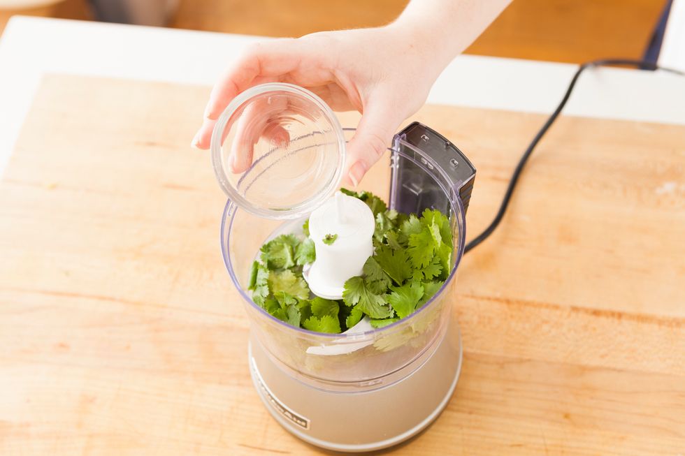 Add the juice of one lime.