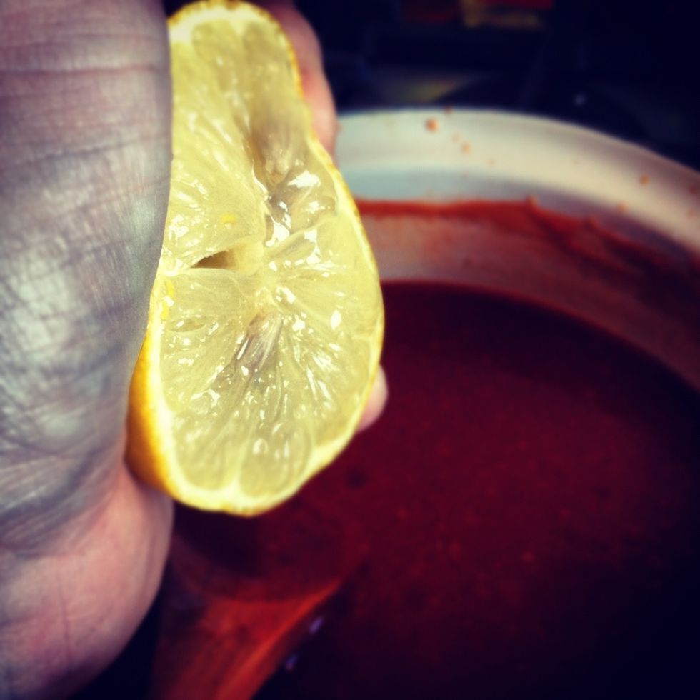 Add the juice of your lemon or lime to balance the acidity, or even add both if you fancy it! I prefer limes as they have a really zingy and light taste.