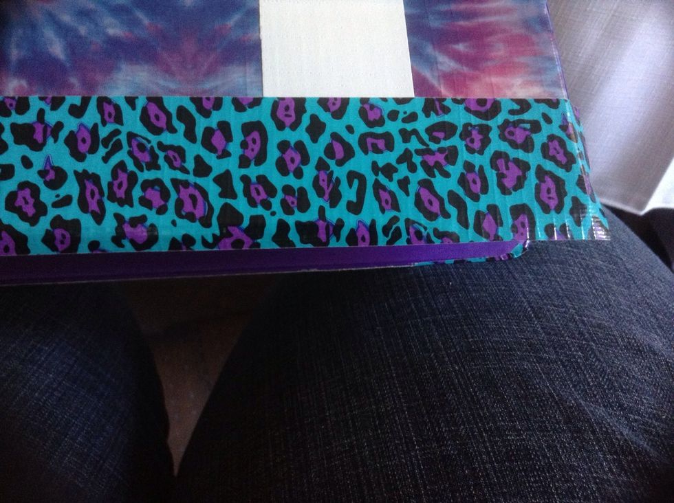 ...add the last piece of tape...