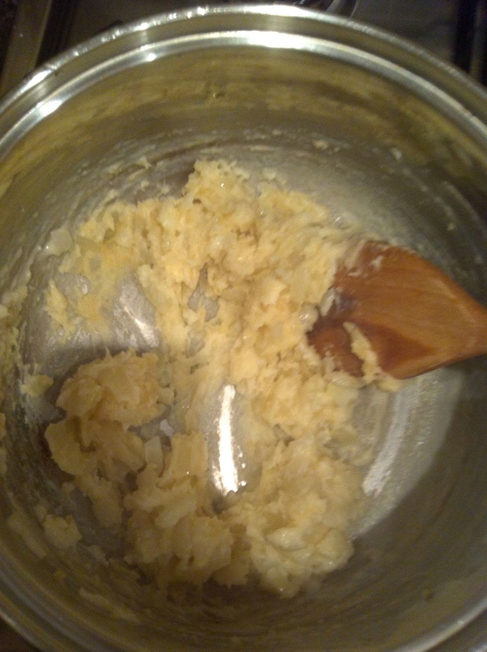 Add the milk bit by bit, the sauce starts off very thick and lumpy like porridge